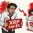 XRP se desploma un 8% y rompe USD $1,30 tras el bloqueo de la CLARITY Act