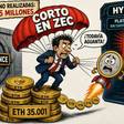 Este CEO cripto retiró ETH de Binance para reforzar un corto de ZEC por USD $51 millones