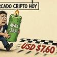 Avalanche (AVAX) rebota un 3,65% y defiende los USD $7,50 este 17 de septiembre