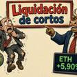 Ethereum (ETH) se dispara un 5,90% este 18 de septiembre de 2026 tras liquidaciones de cortos