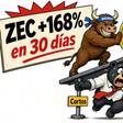 Zcash (ZEC) avanza hacia USD $1.480 y consolida máximos de una década