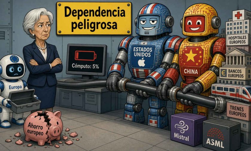 Lagarde advierte que Europa debe crear su propia IA o caerá en una dependencia peligrosa