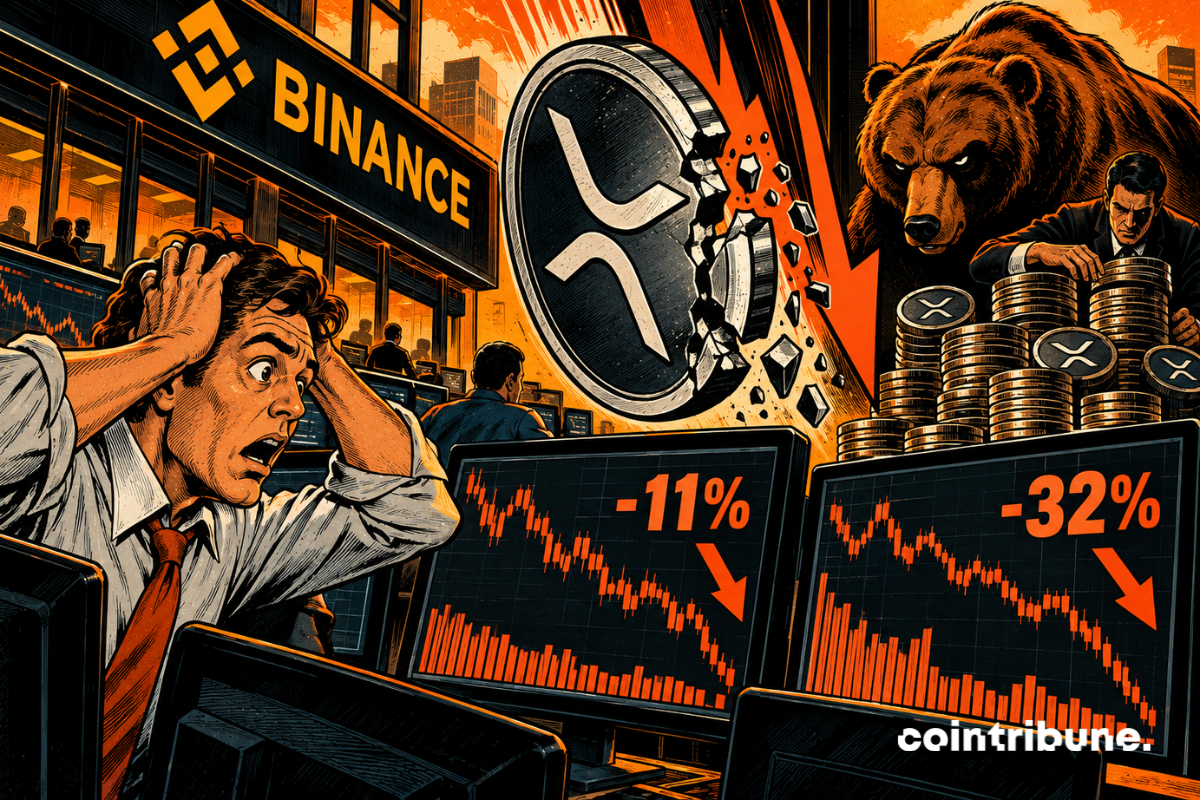 XRP perd du levier sur Binance alors que la pression vendeuse s’accentue
