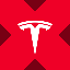 Tesla tokenized stock (xStock) (TSLAX) cryptocurrency logo